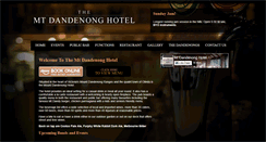 Desktop Screenshot of mountdandenonghotel.com.au